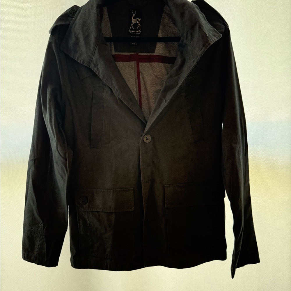 Sleek Grey Trench Coat for Timeless Elegance